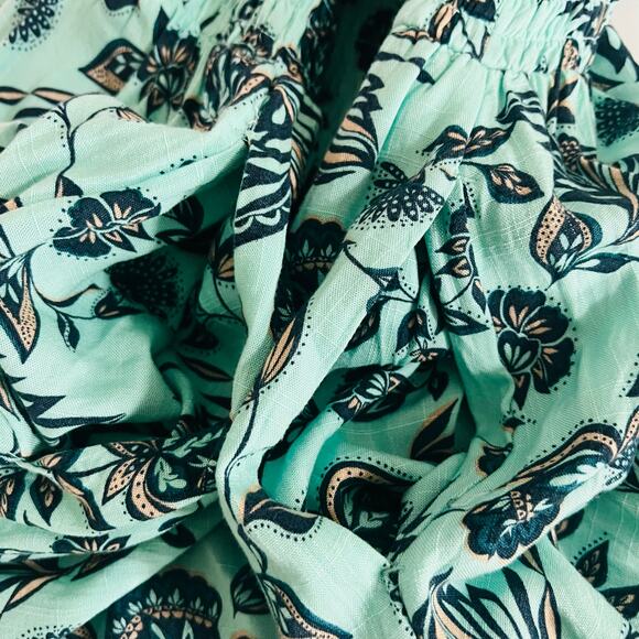 Lane Bryant Floral Print Tie Sleeve Tiered Maxi Dress Size 22 NEW - Picture 6 of 10